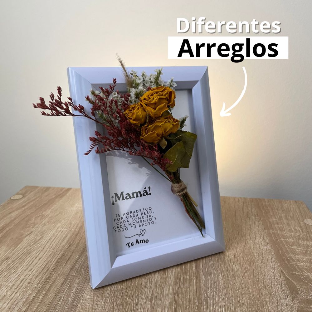 Composición flores preservadas - Imagen 2